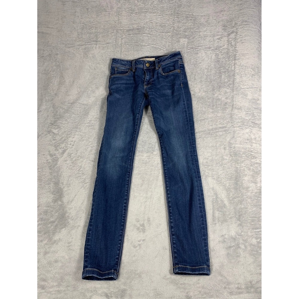 Burberry Brit Skinny Jeans Womens Blue Denim 5 Pocket W27 28 Inseam